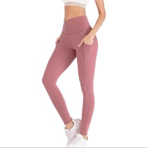 Pink leggings size small NWOT